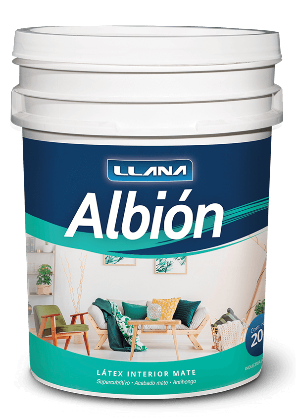 latex albion interior mate pintura quimtex